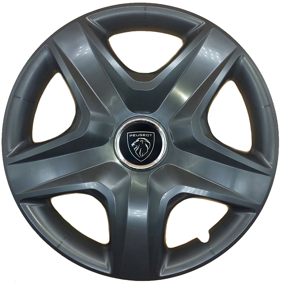 Ковпаки автомобільні R16 SJS 418 для Peugeot, 4 шт.