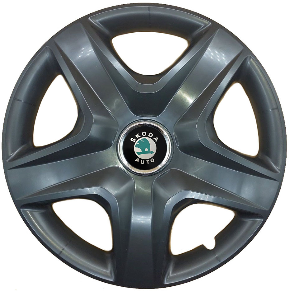 Ковпаки автомобільні R16 SJS 418 для Skoda, 4 шт.