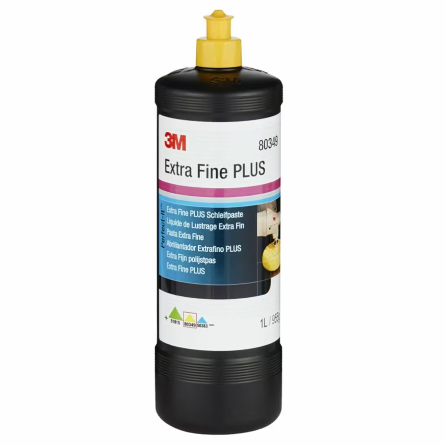 3M  Полірувальна паста 3M Extra Fine Plus 1 л, до 11.2027 (для керамічник лаків), жовтий ковпачок