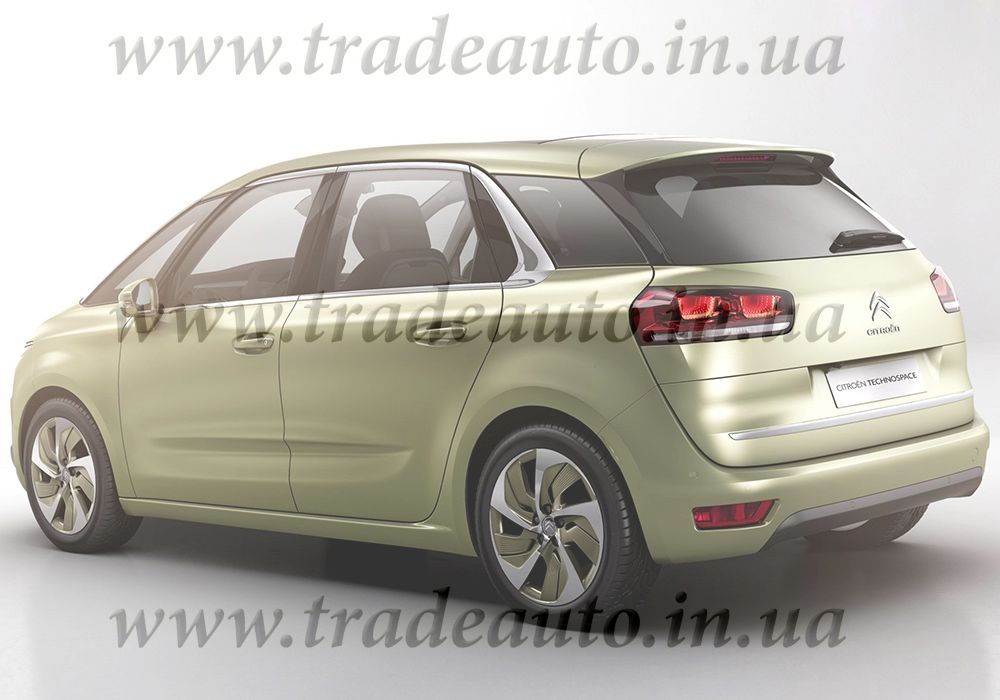 Дефлектори вікон (вітровики) для Citroen C4 Picasso II (2013–2020), мінівен, вставні, 4шт., HEKO