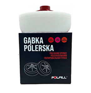 Polfill  Губка полірувальна Polfill M14,150mm, 5 см, білий