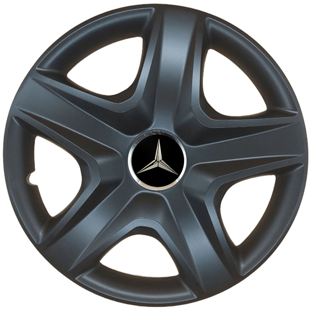Ковпаки автомобільні R15 SJS 340 для Mercedes-Benz, 4 шт.