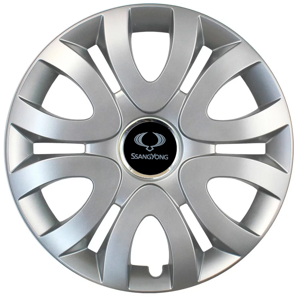 Ковпаки автомобільні R15 SJS 330 для SsangYong, 4 шт.