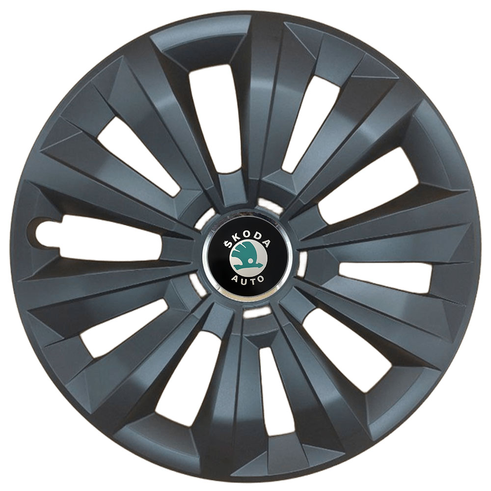 Ковпаки автомобільні R15 SJS 346 для Skoda, 4 шт.