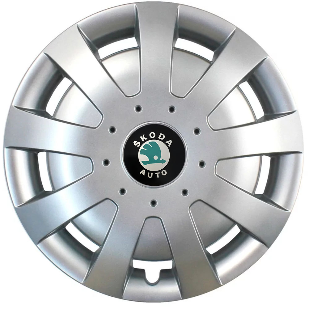 Ковпаки автомобільні R15 SJS 309 для Skoda, 4 шт.
