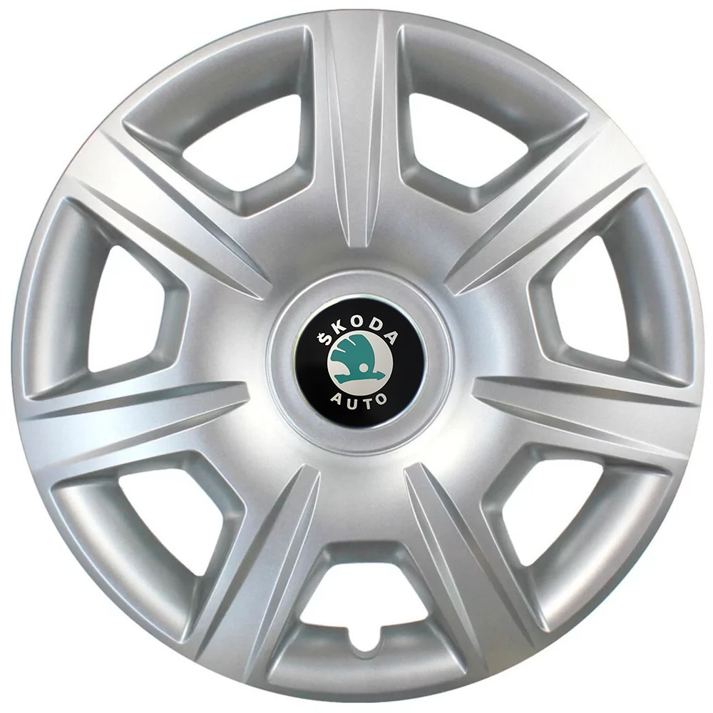 Ковпаки автомобільні R15 SJS 327 для Skoda, 4 шт.