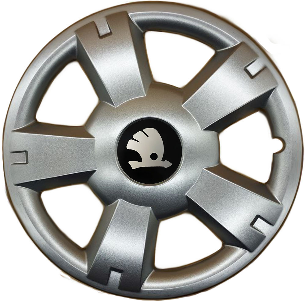 Ковпаки автомобільні R14 SJS 201 під болти для Skoda, 4 шт.