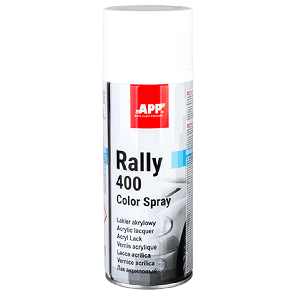 APP  Фарба аерозольна APP Rally Color Spray, білий мат 400ml