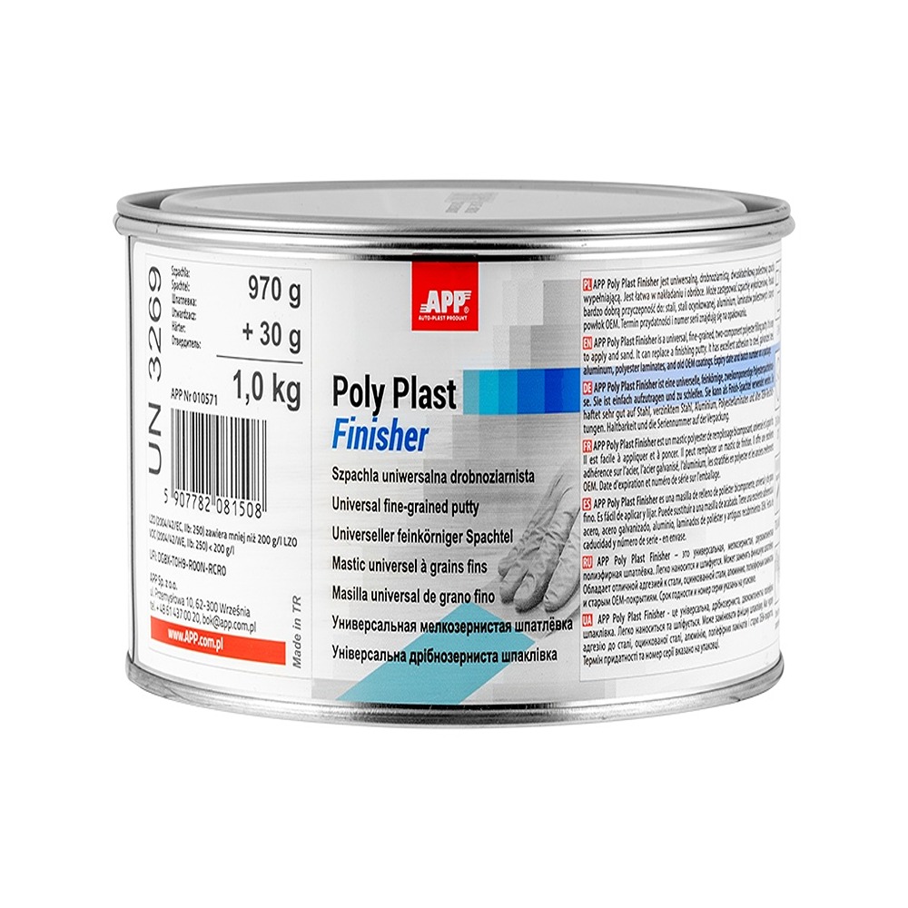 APP  Шпаклівка фінішна APP Poly Plast Finisher з зат. 1.0kg