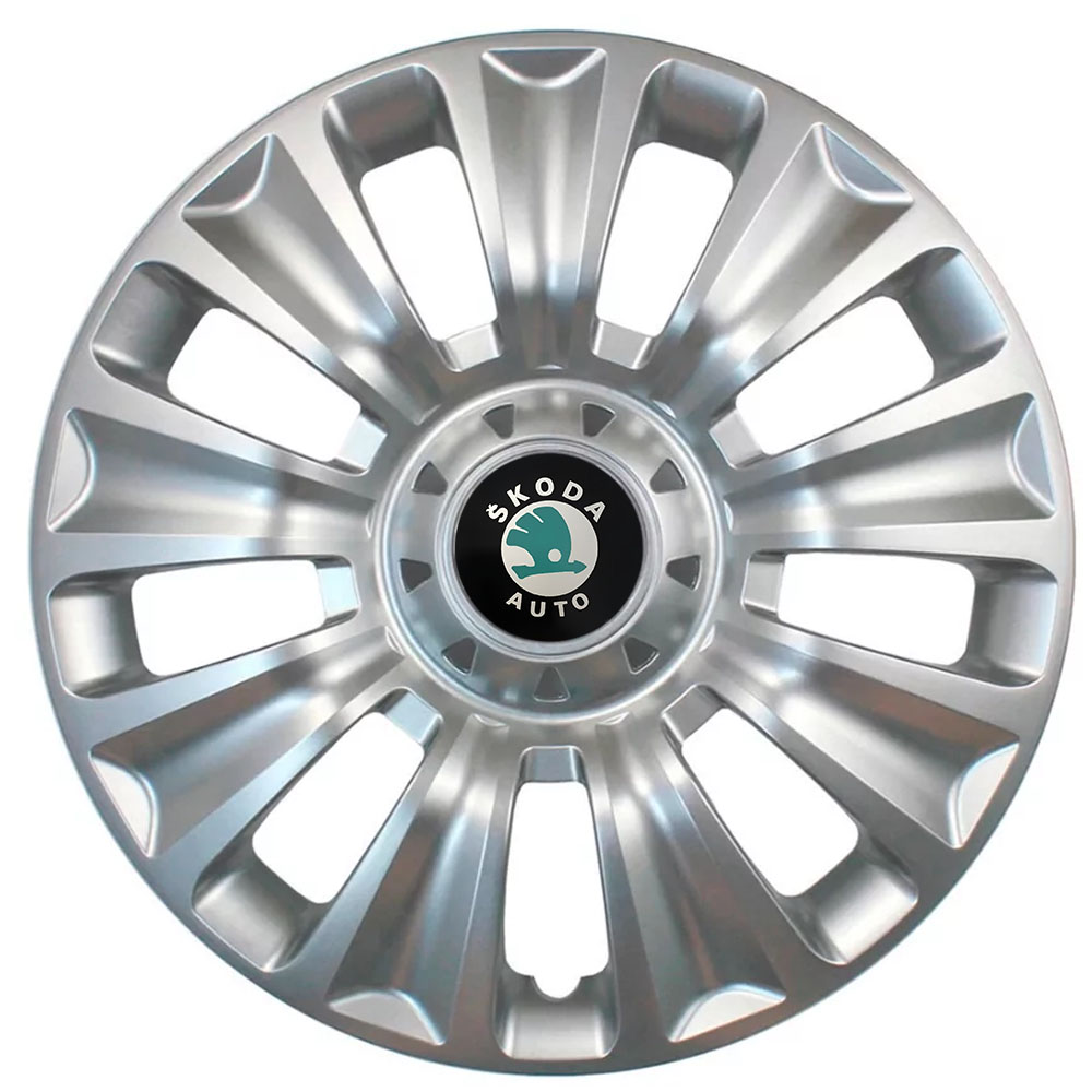 Ковпаки автомобільні R16 SJS 424 для Skoda, 4 шт.