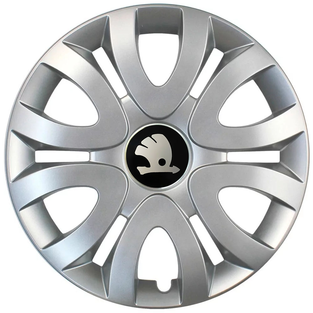Ковпаки автомобільні R15 SJS 330 для Skoda, 4 шт.