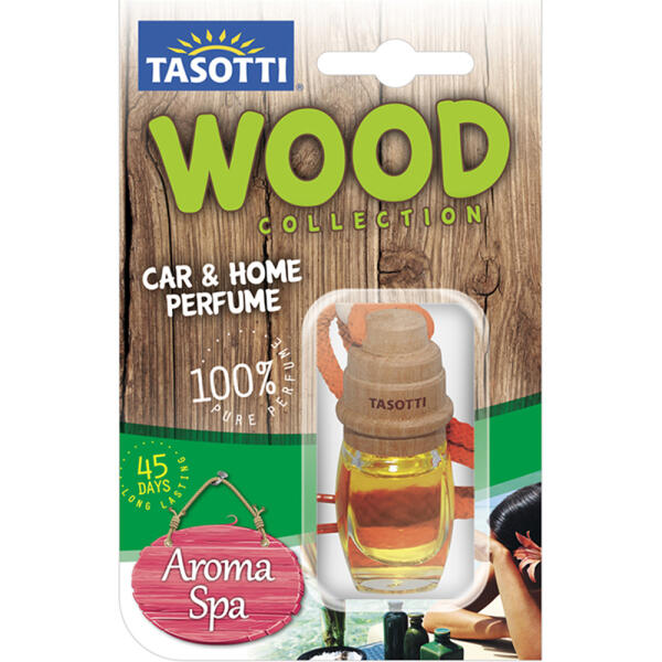 Ароматизатор для авто пробка "Wood" Aroma Spa (Арома Спа) 7мл Tasotti