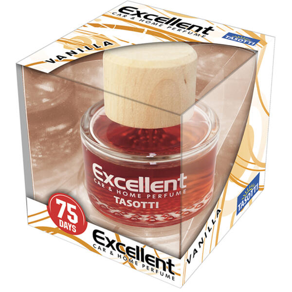 Ароматизатор для авто спрей-пробка "Excellent" Vanilla (Ваніль) 60мл Tasotti