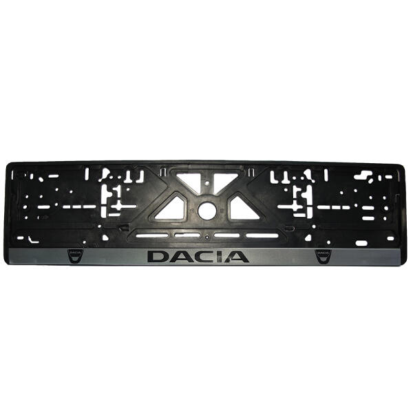Рамка номерного знаку Dacia пластик чорна 1шт