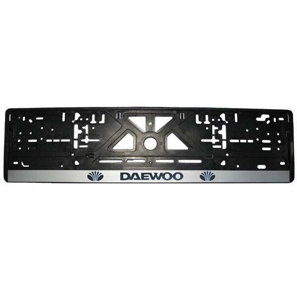 Рамка номерного знаку Daewoo пластик чорна 1шт