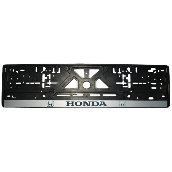Рамка номерного знаку Honda пластик чорна 1шт