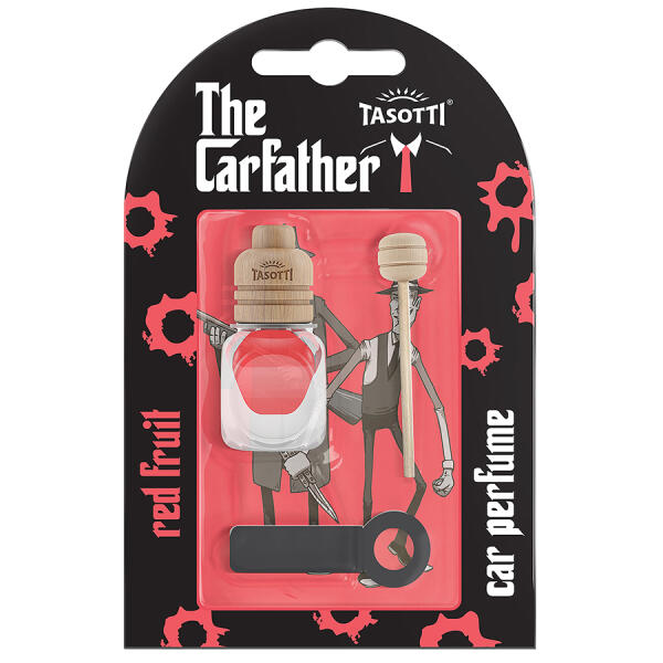 Ароматизатор для авто на обдув "Carfather Wood" Red Fruit (Червоні ягоди) 7мл Tasotti