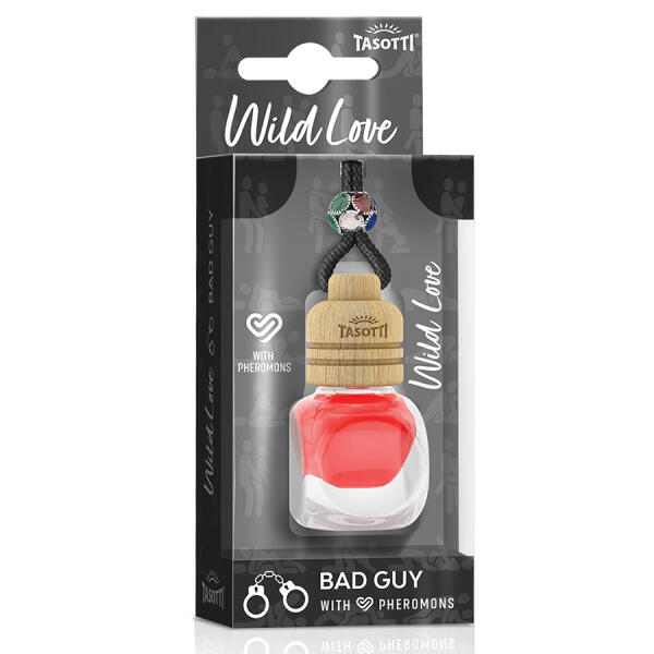 Ароматизатор для авто з феромонами пробка "Wild Love" Bad Guy (Поганець) 7мл Tasotti