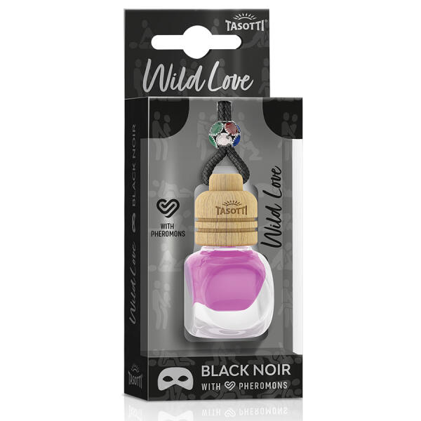 Ароматизатор для авто з феромонами пробка "Wild Love" Black Noir (Чорний Нуар) 7мл Tasotti