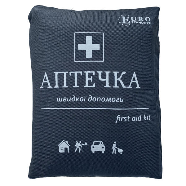 Аптечка автомобільна АМА-1 чорна сумка (19од., 24шт.)