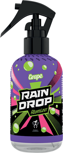 Ароматизатор для авто спрей "Rain Drop" Grape (Виноград) 200мл Tasotti